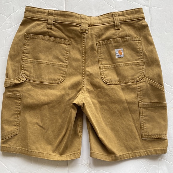 NWOT Carhartt Mens cargo brown shorts. Size 4. Excellent condition. - Picture 6 of 10